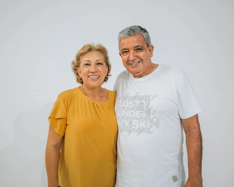 Estero couple smiling after family dentistry in Fort Myers